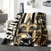 1pc Blanket - New Orleans Saints logo  Print Design,Lightweight Blanket for Sofa,Bed- Soft &Warm,Gift for All Seasons