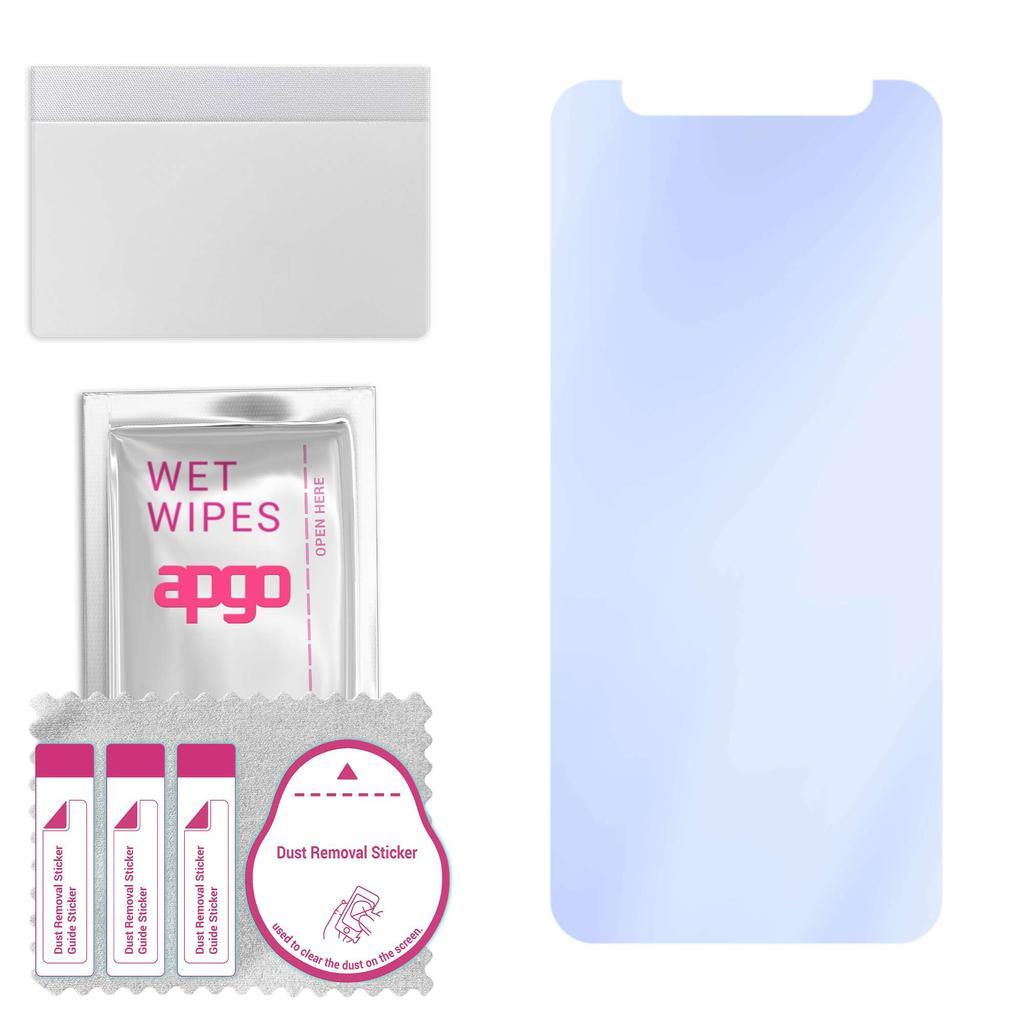 apgo Ultra-Clear 9H Hybrid Protective Glass Compatible with Oukitel U25 Pro, Flexible Nano Glass, Great Replacement for Tempered Glass, Scratch-resist