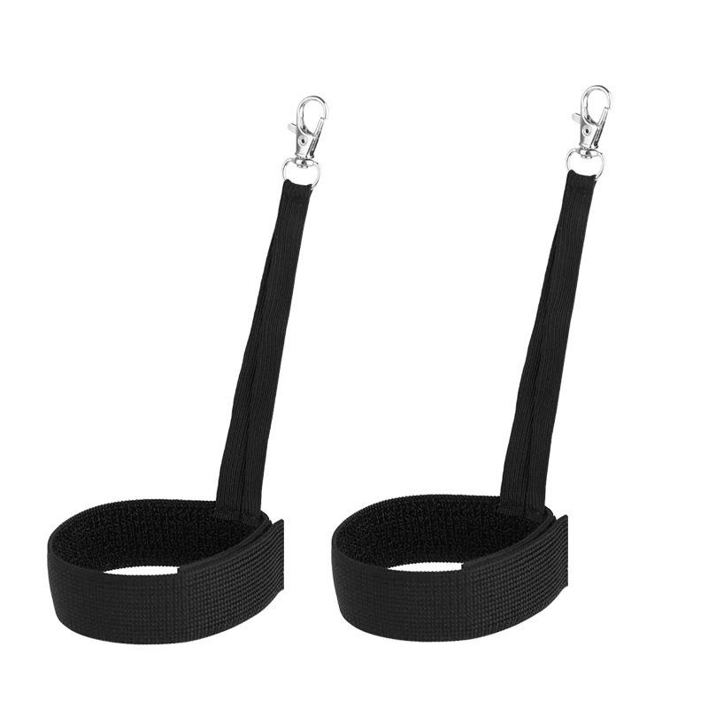 Nylon-Skihandschuh-Leinen mit Metallknopf-Riemen Handgelenkschlaufen Handschuh-Träger Sling-Clips Ausrüstung Winterschnee-Sport Skifahren Handschellen