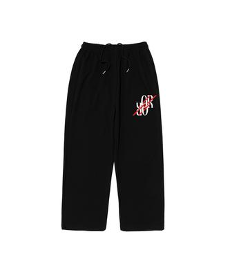 OUNDERR Reverse Or Logo Wide Pants (Black)