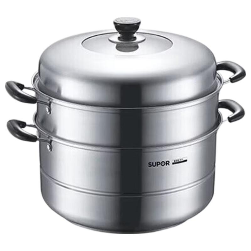 Supor 304 Stainless Steel 3-Layer Steamer