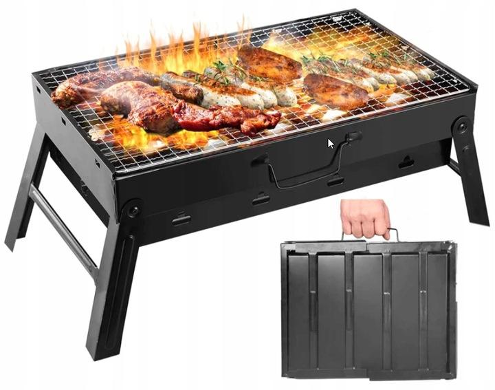Grill Duży Turystyczny Ogrodowy Składany Węglowy - Idealny Na Piknik