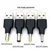 USBMale To Female AdapterDCMale Head3.5*1.35mm 4.0*1.5.5*2.1 2.5Power Supply Plug Charging