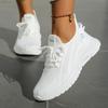 Women Shoes Casual Sneaker Fall Fashion Leisure Sports Single Shoes Trend Fly Weaving Sneakers