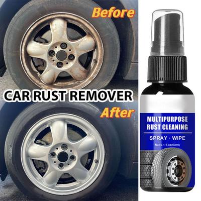 Heavy-Duty Metal Rust Remover Ultra-Concentrated Rust Powerful Maintenance Remover Metal Remover Car Cleaning Rust 60ml Spr F9L9