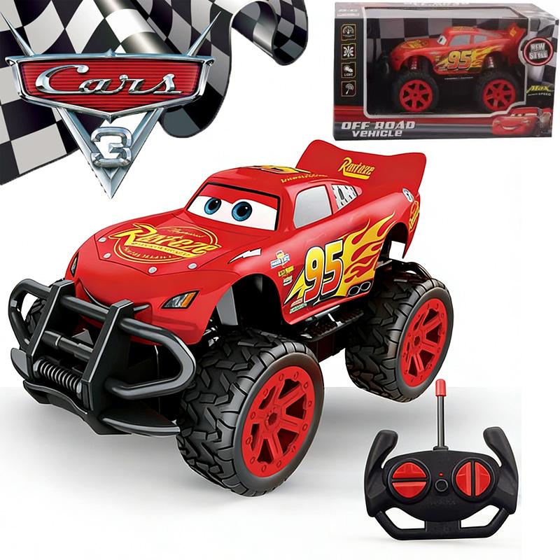 Popular  Pixar Cars Electric Plaything Car | Lightning Mcqueen Channel 4 Off-Road Remote Control Car | Model Car Plaything Birthday Present