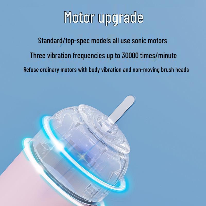 Grenzüberschreitende U-förmige wiederaufladbare elektrische Kinderzahnbürste - Cartoon-Dinosaurier-Design.