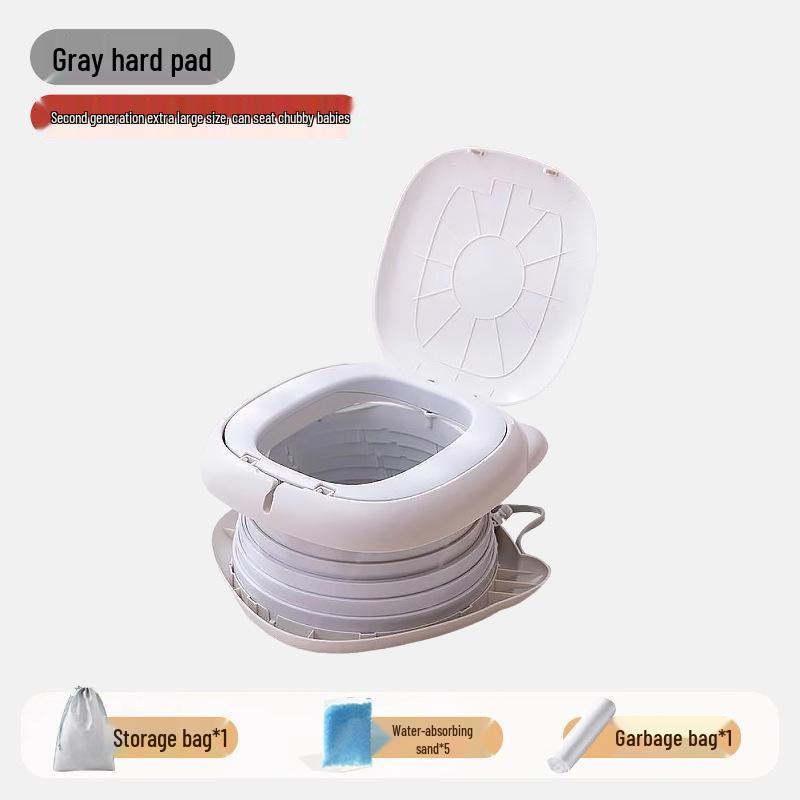 Children's Portable Travel Potty - Foldable and Compact for Outdoor Camping and Emergencies