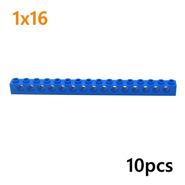MOC Technical Beam Construction Block Combination Studded Long Beam featuring Hole Thick Blocks Works With 3703 3 3895 2730 3894 3701
