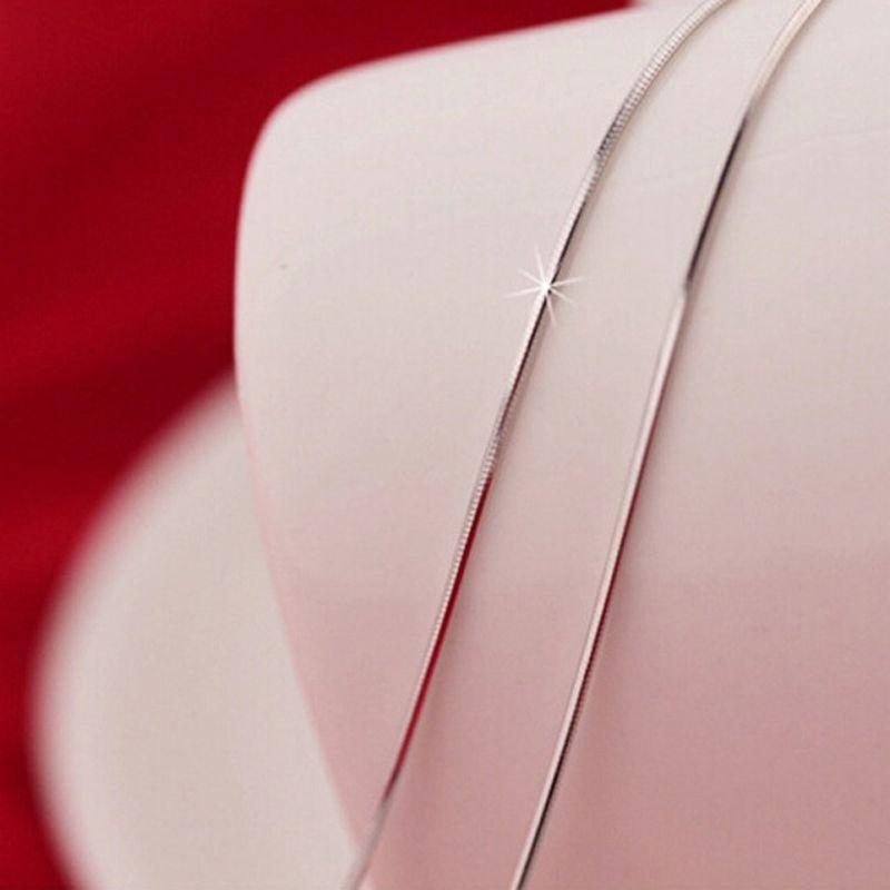 Elegant 1mm Superfine Multi-layer Snake Bone Nude Bamboo Clavicle Chain Necklace For Stylish Accessories