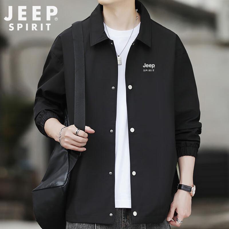 JEEP SPIRIT Men's Autumn Outdoor Windproof Jacket