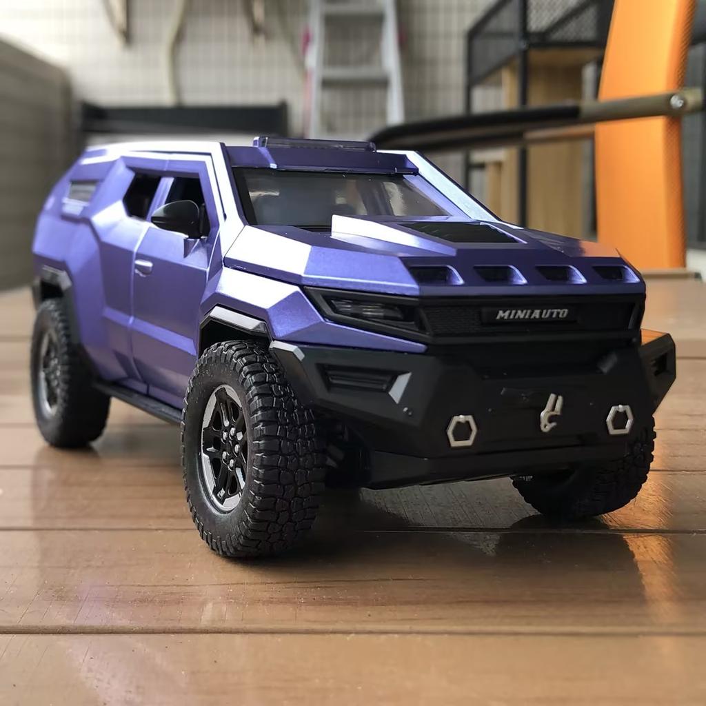 1:24 Rezvani Vengeance Armored Vehicle Alloy Metal Diecast Model Car Desktop Display Decorations Birthday Home Trendy Ornaments
