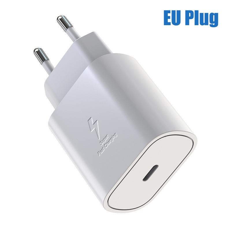 Pd 25W Super Fast Charger For Samsung Galaxy S20 S21 S22 S23 Ultra S10 S9 Note 10+ Fast Charging Usb C To Type C