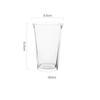 350ml Transparente Glastasse Japanisches Hitzebeständiges Glas Wasserbecher Milchkaffeetassen Teetasse Hochzeitsgeschenke Dropship