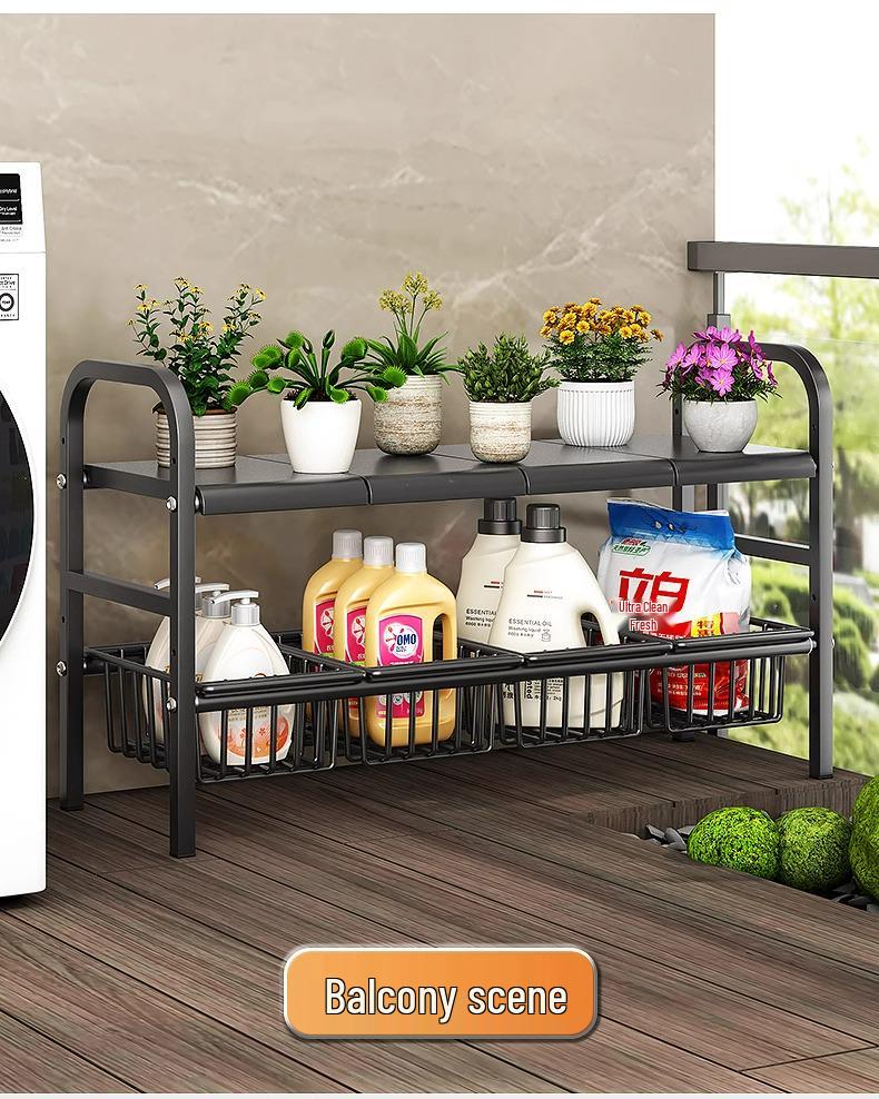 Organisateur de cuisine rétractable sous évier et support à casseroles