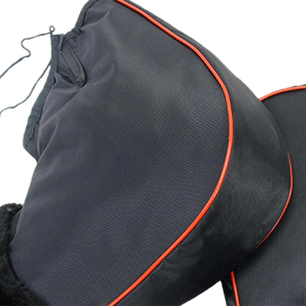 Cold Weather Motorcycle Handlebar Muffs, Windproof Mitts for Riding