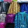 Laser Fish Scale Spandex Fabric for Mermaid Costumes and Stage Decorations