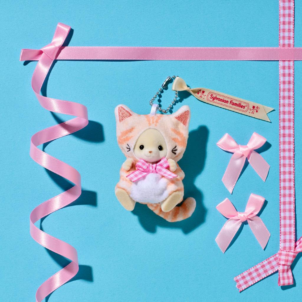 Sylvanian Families [Sylvanian Families Keychain Fennec Fox Boy -Cat Costume-] ST Mark Ages 3+ Toy Dollhouse Sylvanian Families Epoch Co., Ltd. EPOCH