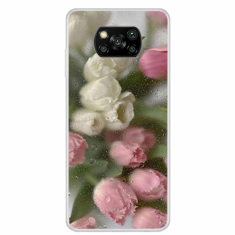 Phone Case For Xiaomi Poco X3 Pro TPU Back Cover Poco M6 Pro 4G F6 F5 F3 X6 X5 Transparent Clear Casing Soft Bumper Cats Fundas