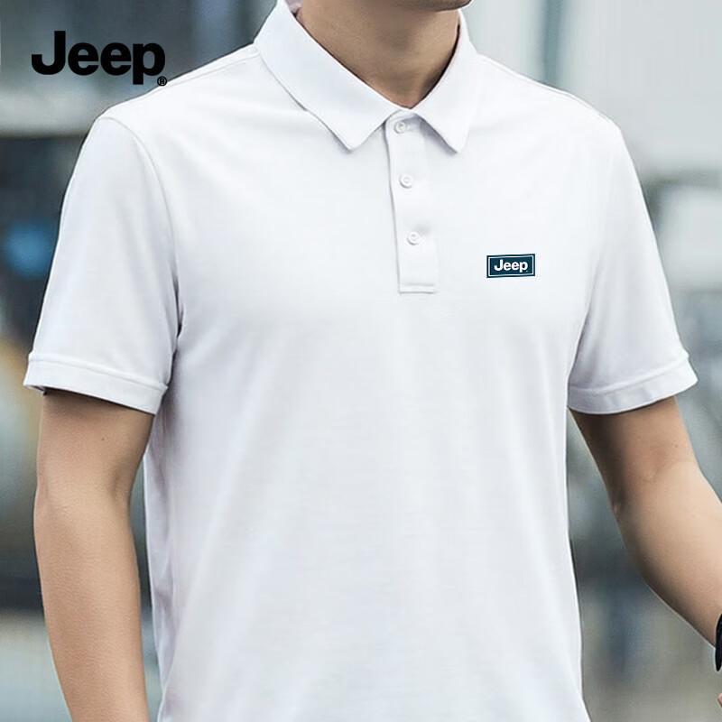JEEP Men s UPF50+ Sun Protection Quick-Dry Polo Shirt L