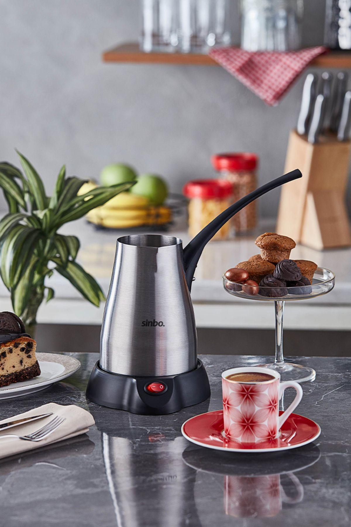 

inox Electric Coffee Pot сірий