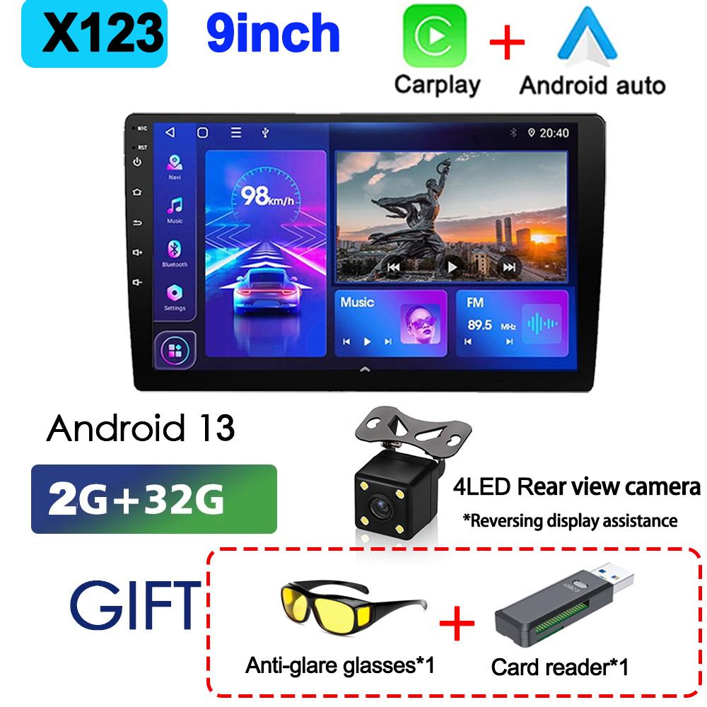 7/9/10Inch Wireless Apple Carplay Android Auto GPS Car Radio 2G+32G stereo receiver Multimedia Video Player Car Acesssories