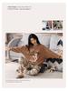 2025 Women's Spring & Autumn Cute Cartoon Cotton Pajamas - Long Sleeve & Pants, Comfortable Pullover for Homewear