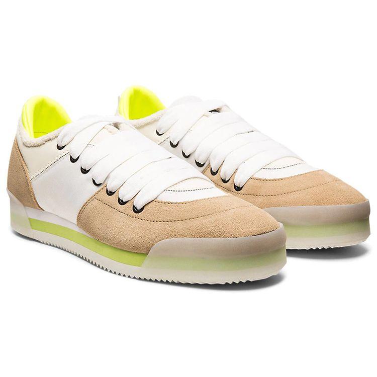 Onitsuka Tiger Kamo Trainer Casual Comfortable Slip Resistant Durable Lightweight Low Top Skate Shoes Unisex sneaker White Green Brown 1183A639-101