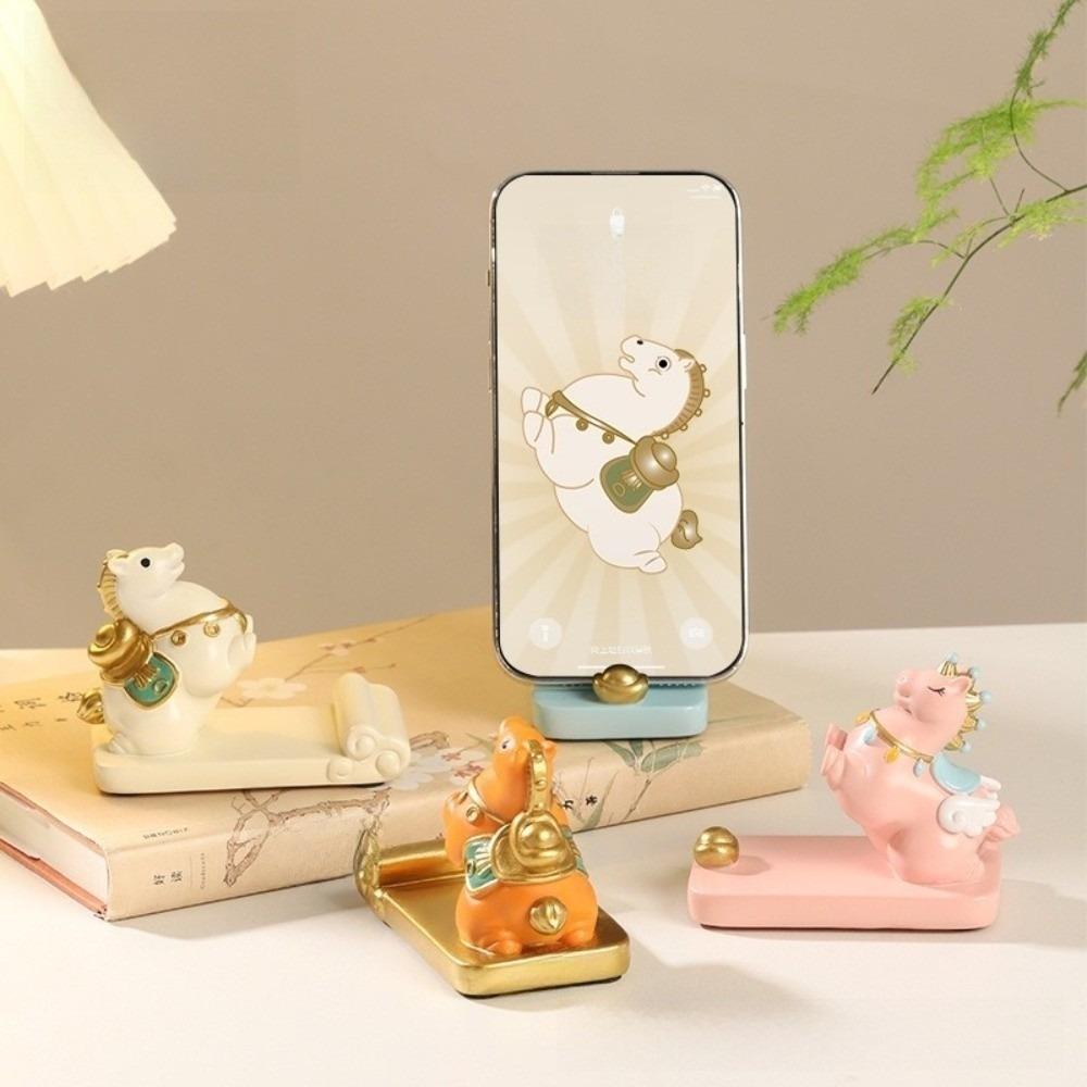 Horse Mascot Zodiac Pony Phone Holder Pony Shape Cell Phone Bracket Phone Accessories