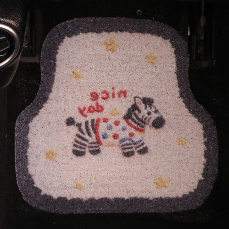 Car Floor Mat for Driver's Seat, Cute Anti-Dirt Carpet-Style, Wear-Resistant, Customizable, Non-Slip, New Single-Piece Mat for Women