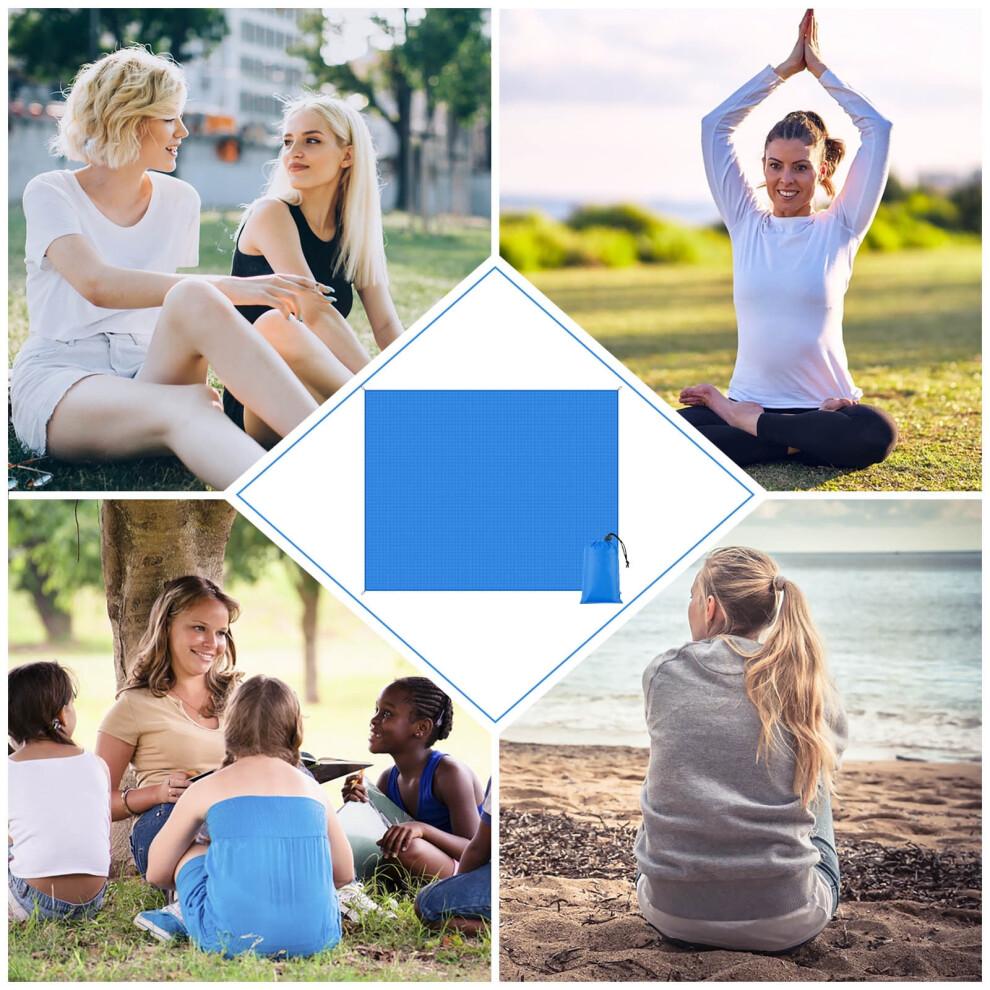 Couverture de pique-nique imperméable, Tapis de plage anti-sable, Grand tapis de camping d'extérieur pour voyages en famille, utilisation plage jardin