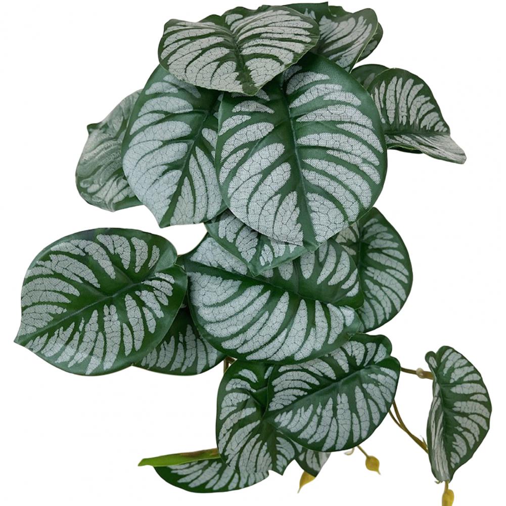 1pc Artificial Plant Green Dill Flower Rattan Leaves Party Home Decor Turtle Leaf Wedding Festival Decoration Fake Flowers