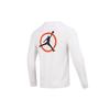 Jordan As M J Flt Mvp Ls Crew T Shirts Men's White Crew Neck Moderate Straight Fit DV8433-030