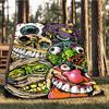 1pc Horror_Monsters Outdoor Flannel Blanket Gift For Boys Girls Adults, Family Friends