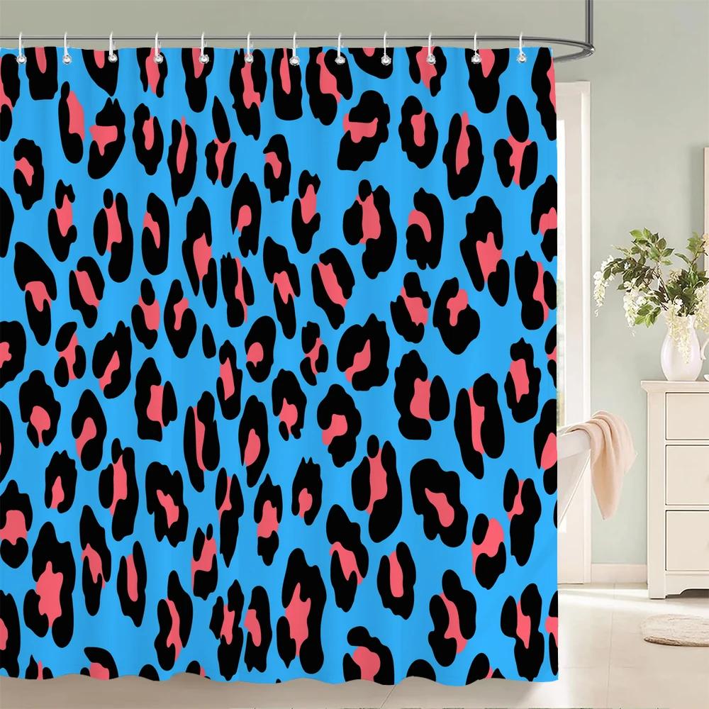 Zebra Animal Shower Curtains With Hooks Waterproof 3d Bathroom Curtains Decoration 180*240cm Printing Washable Bath Screen
