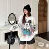 Women's Mickey Pattern Knit Sweater with Rhinestones - Trendy, Stylish, and Versatile Spring Arrival