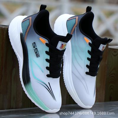 Summer Casual Sports Shoes Ultra-light Running Shoes Breathable Mesh Shoes Soft-soled Travel Shoes