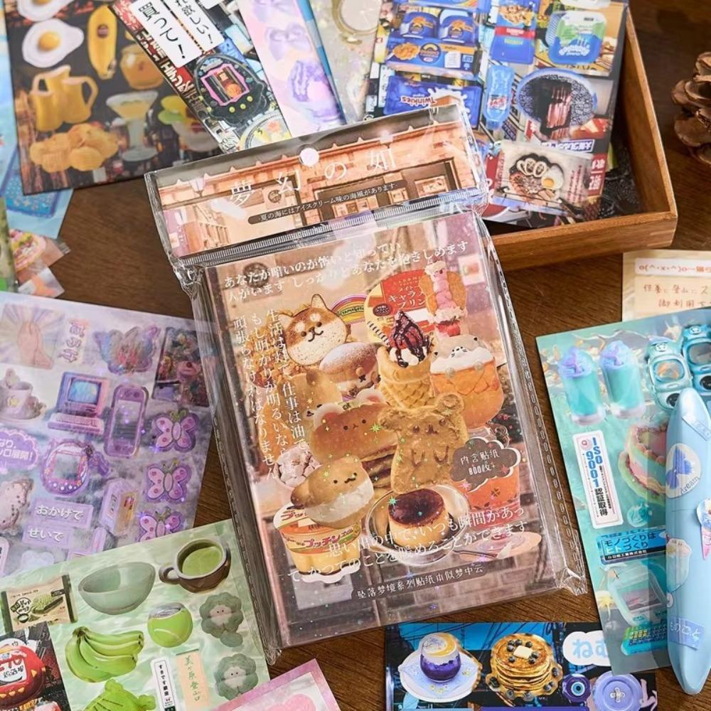 45PCS Kpop Memo Pads Material Stickers Laptop Photocard Sticker Book  for DIY Handbook Phone Case