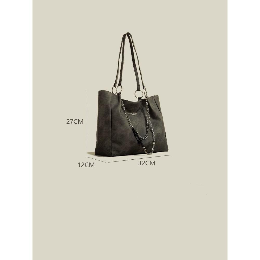 Premium chain commuter tote bag large-capacity bag women's versatile new simple shoulder bag