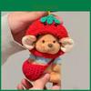 Charming Plush Toy Keychain Bag For Birthdays Soft Mouse Design Perfect Gift