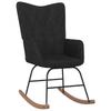 Day and Night - Day and Night Black Fabric Rocking Chair