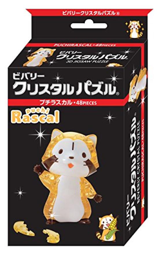 Crystal Puzzle Rascal the Raccoon Petit Rascal 48-piece