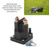 Lawn Mower Relay Home Appliance Relay 12V Starter Relay Brass Coil Silver Plated Contact Relay for Vehicle and Home Appliances