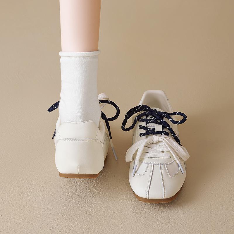 Strictly Selected Augustus Dengde Training Shoes Women's 2025 New Autumn Forrest Gump Sports Flat-bottom Mesh Casual Little White Board Shoes