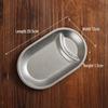 ZISIZ Retro Stainless Steel Rectangular Serving Tray