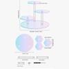 Display Stand Organizer Cupcake Holder Acrylic Cupcake Stand Wedding Cake Stand for Countertop Birthday Holiday Wedding Home