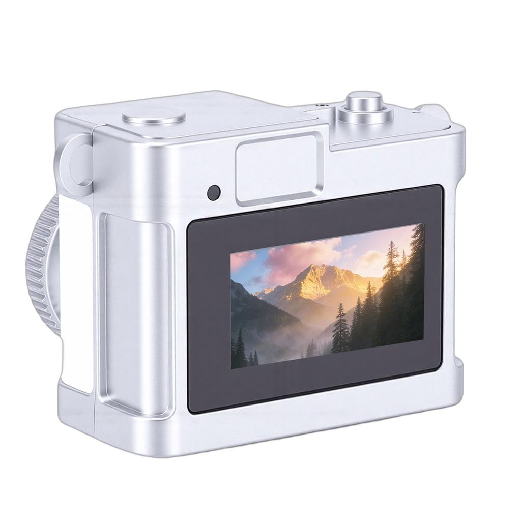 Keychain Camera HD Retro Digital Tiny Portable Pocket Camera CCD Fun Gadget with LED Light 4 Filters for Travel Study