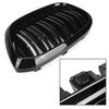 Zealhot Front Kidney Grille Set for BMW X3 Series and X4 Series G08 G01, G02, (2018-IN) (Glossy)