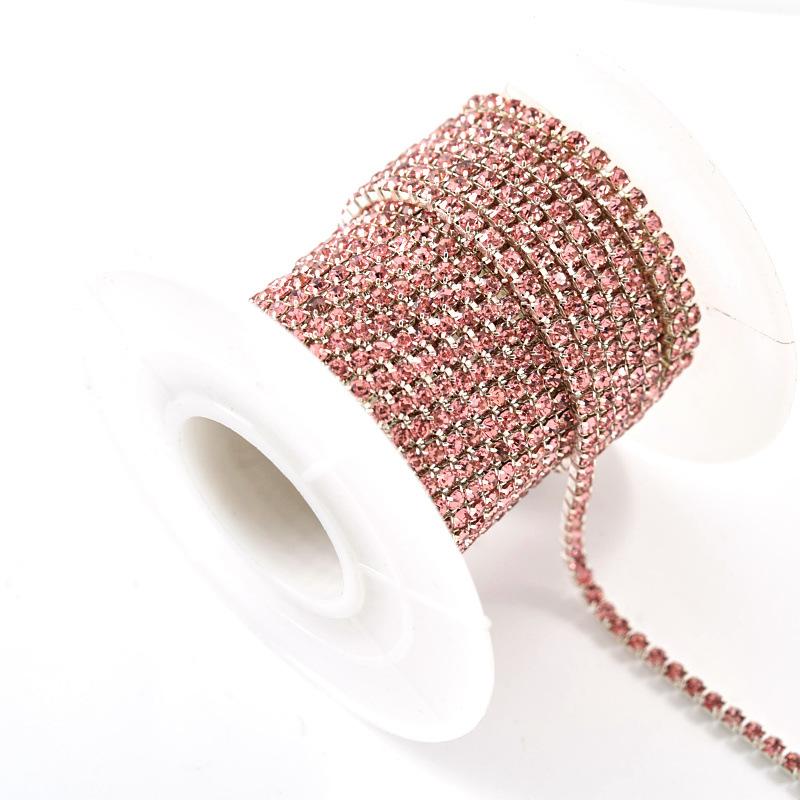Crystal Rhinestone Chain, Glass Dense Claw Chain, Clothing Accessories Diy Wedding Accessories, Decorative Accessories