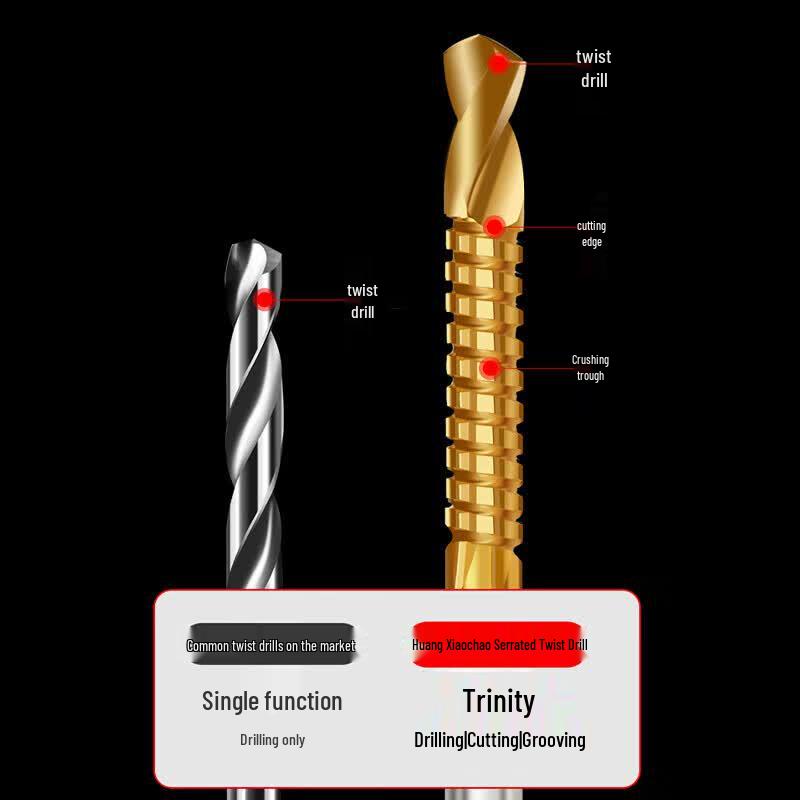 Titanium Plated HSS Step Drill Bit Set